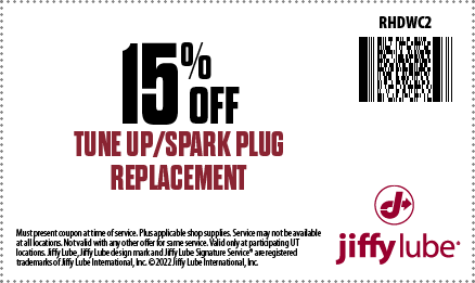 Utah Jiffy Lube Tune Up Spark Plug Replacement Service